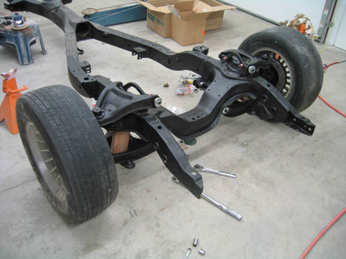 Front Control Arms and Spindles installed on the 60 Impala. Front Control Arms and Spindles installed on the 60 Impala.